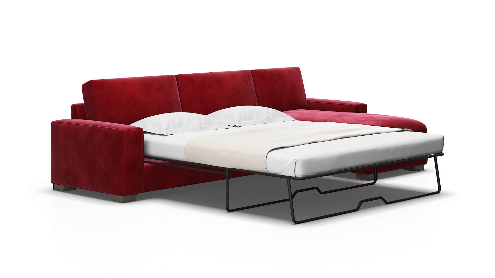 Monaco Royale ruby Panel sleeper Espresso Legs  2