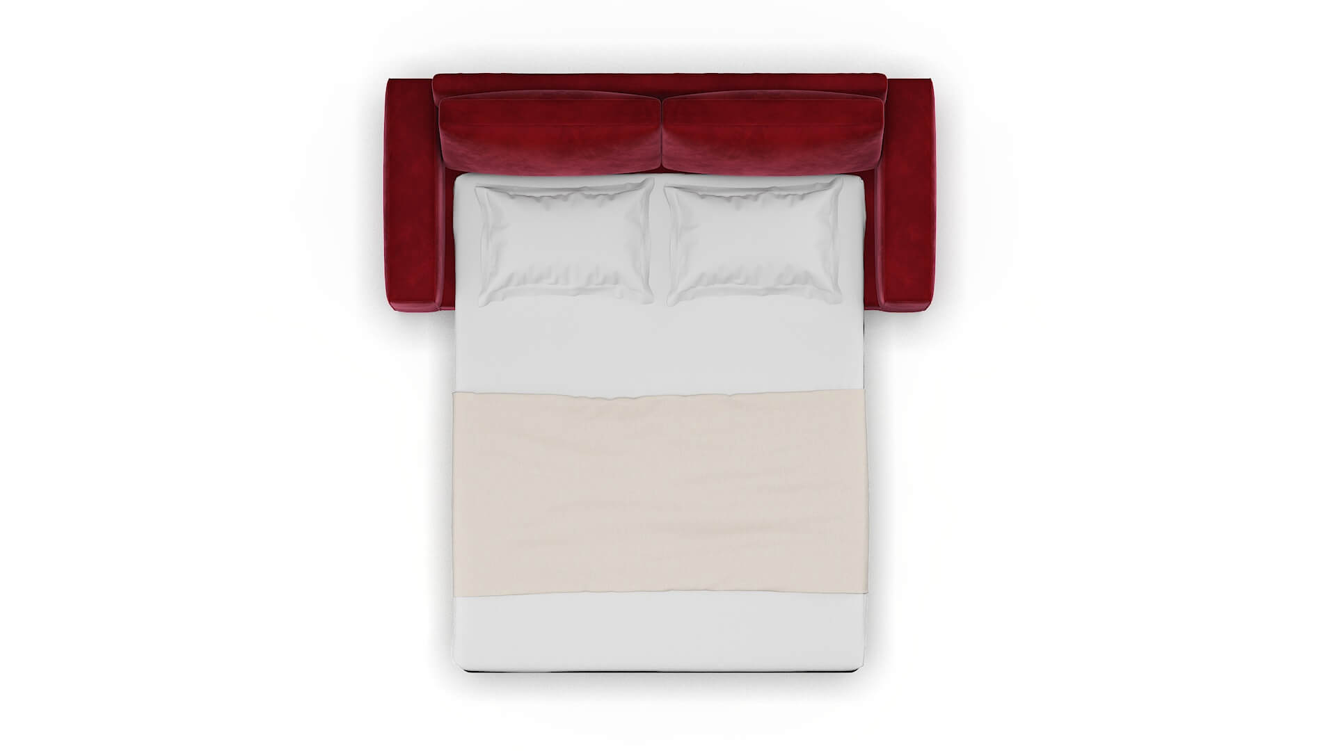 Monaco Royale Ruby Sofa Sleeper Espresso legs 3