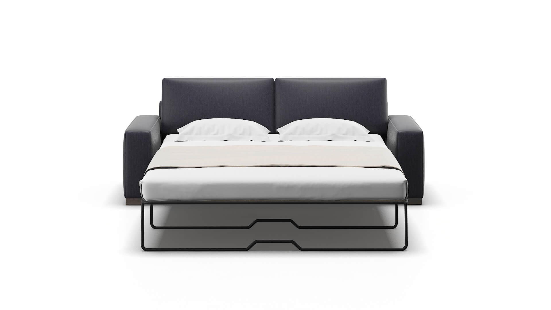 Monaco Sasha Navy Sofa Sleeper Espresso legs 1