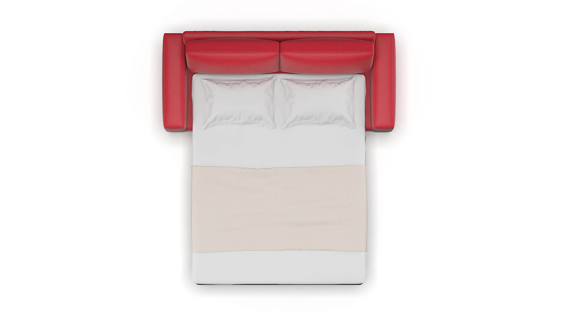 Monaco Sorrento Berry Sofa Sleeper Espresso legs 3