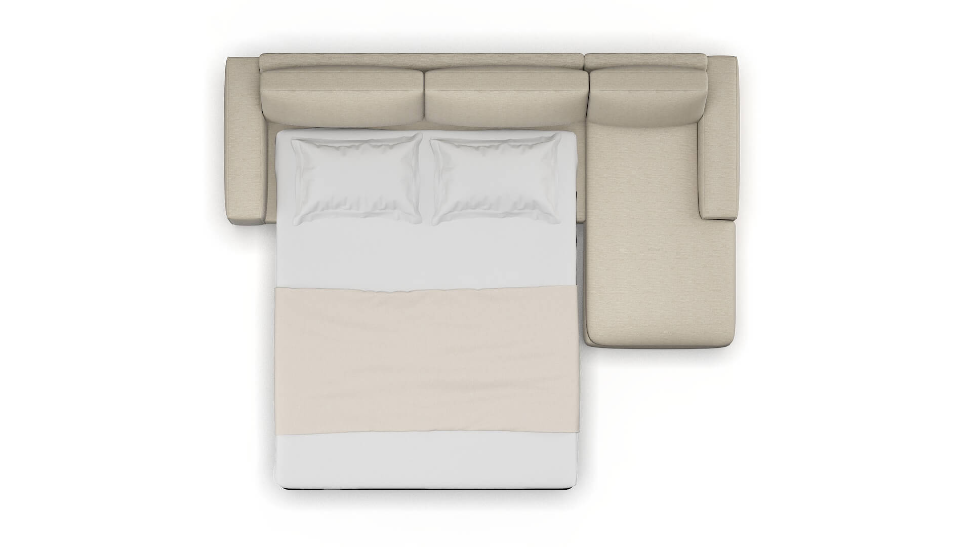 Monaco Sosoftness 72 Panel Sleeper Espresso legs 3