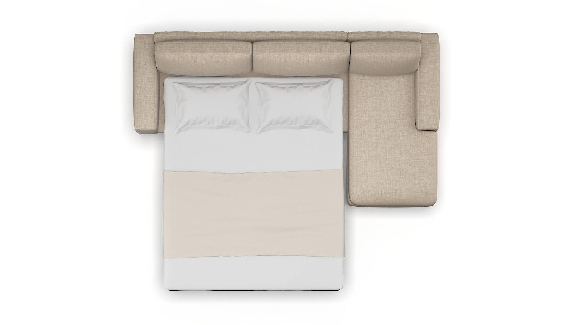 Monaco Sosoftness 74 Panel Sleeper Espresso legs 3