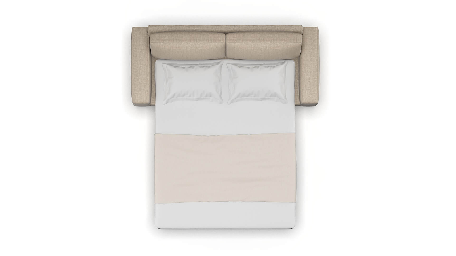 Monaco Sosoftness 74 Sofa Sleeper Espresso legs 3