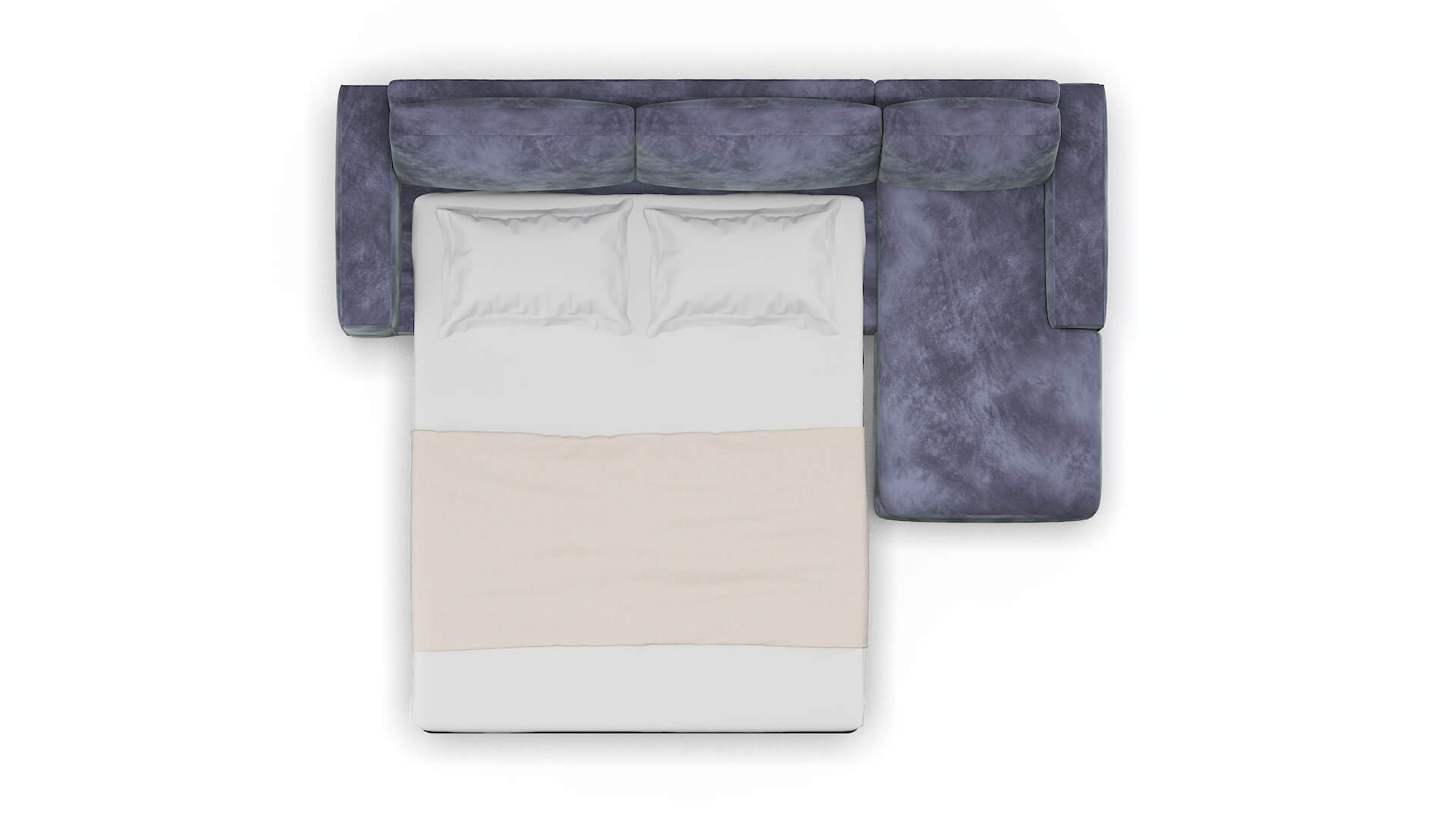 Monaco Terrain Dusk Panel Sleeper Espresso legs 3