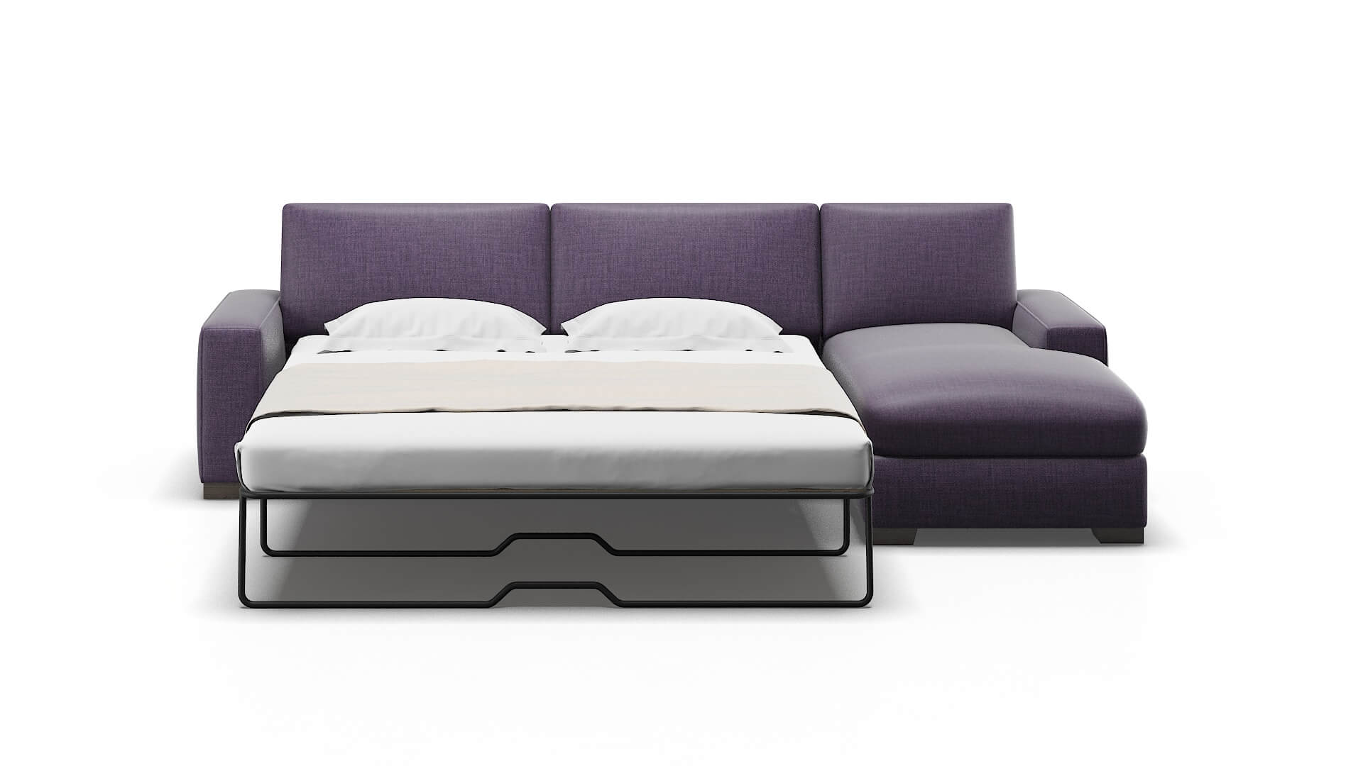 Monaco Tess Blackberry Panel Sleeper Espresso legs 1