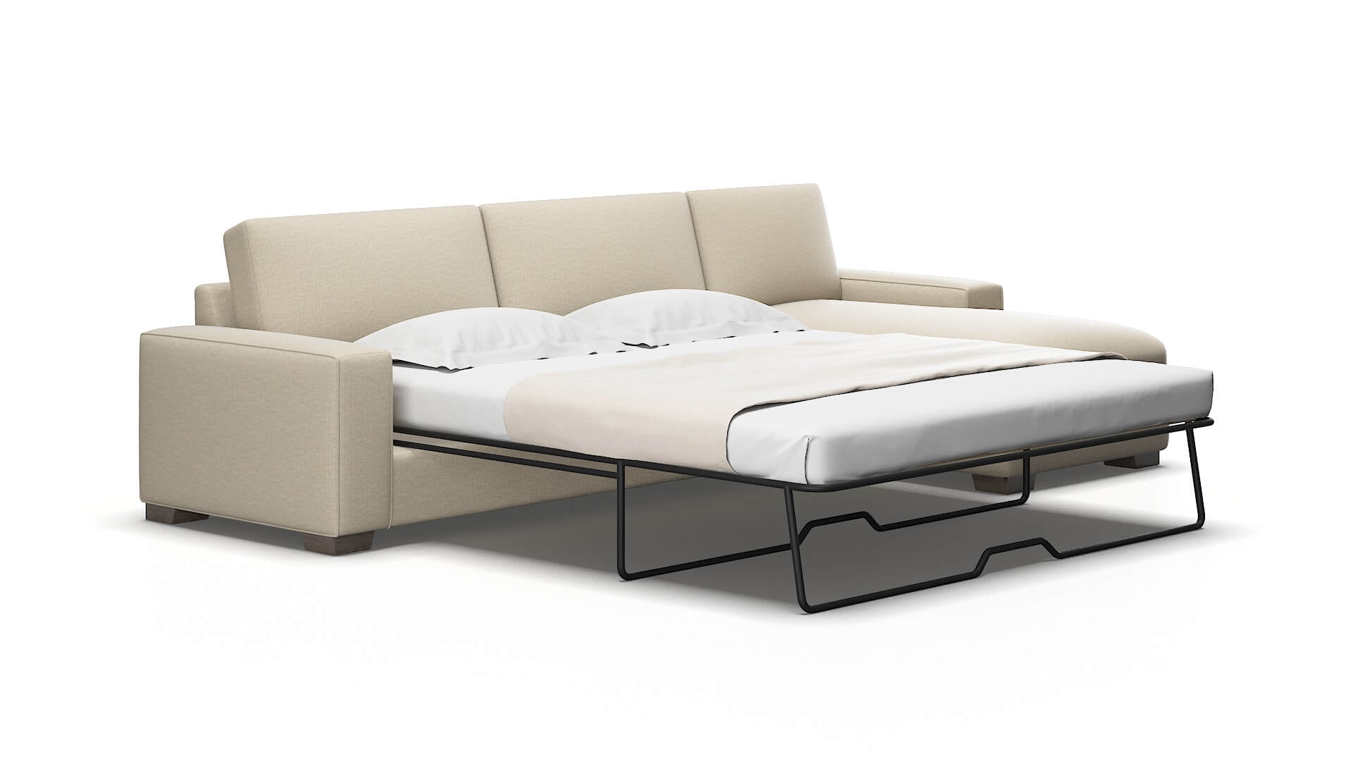 Monaco Urban_d Silver Panel Sleeper Espresso legs 2