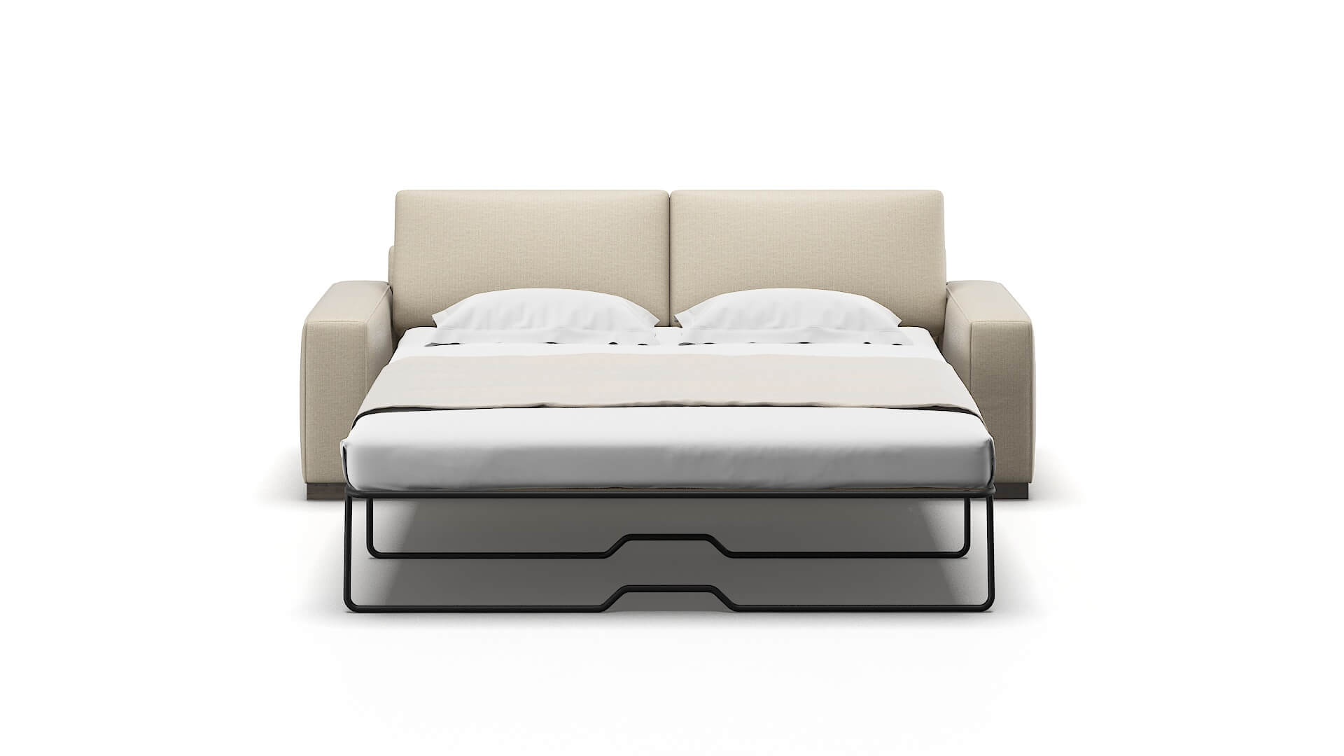 Monaco Urban_d Silver Sofa Sleeper Espresso legs 1