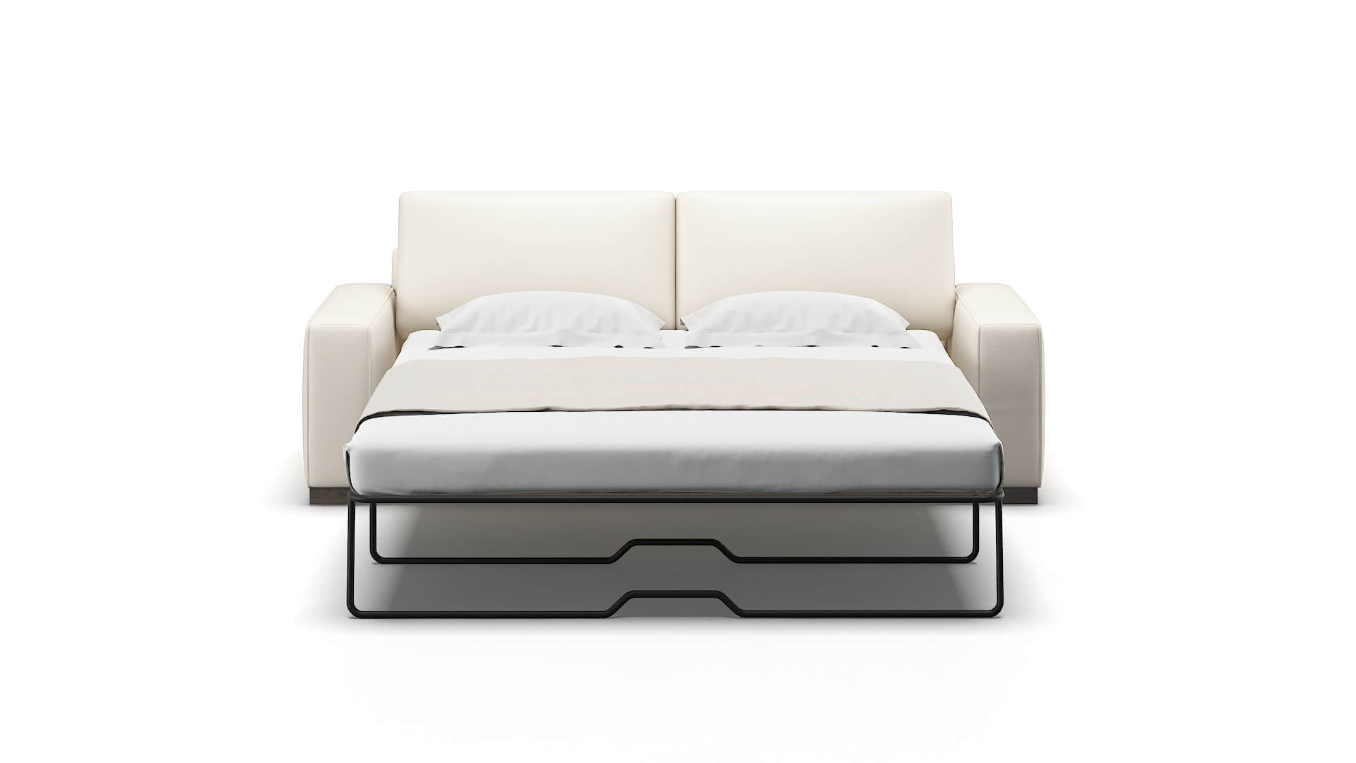Monaco Urban_d Snow Sofa Sleeper Espresso legs 1