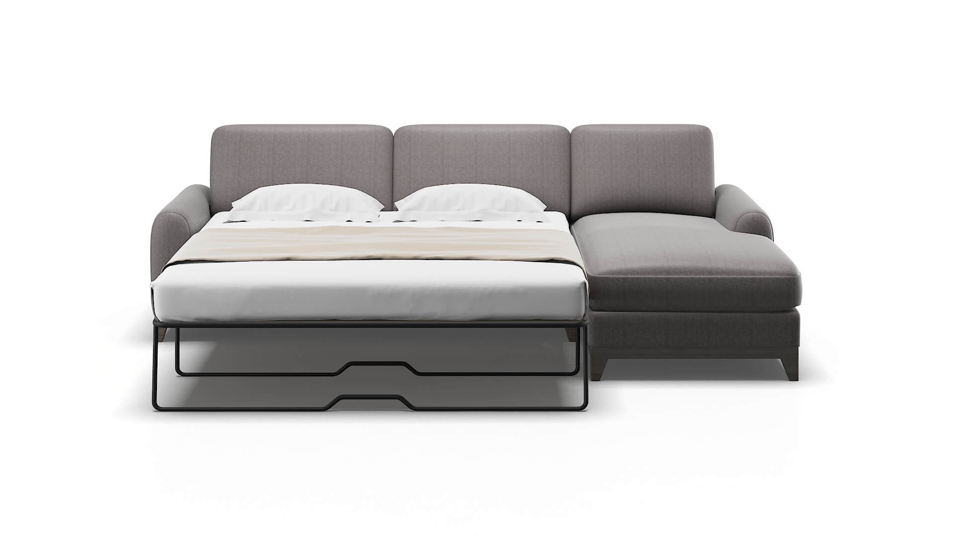 Mykonos Atlas_plz Silver Panel Sleeper Espresso legs 1