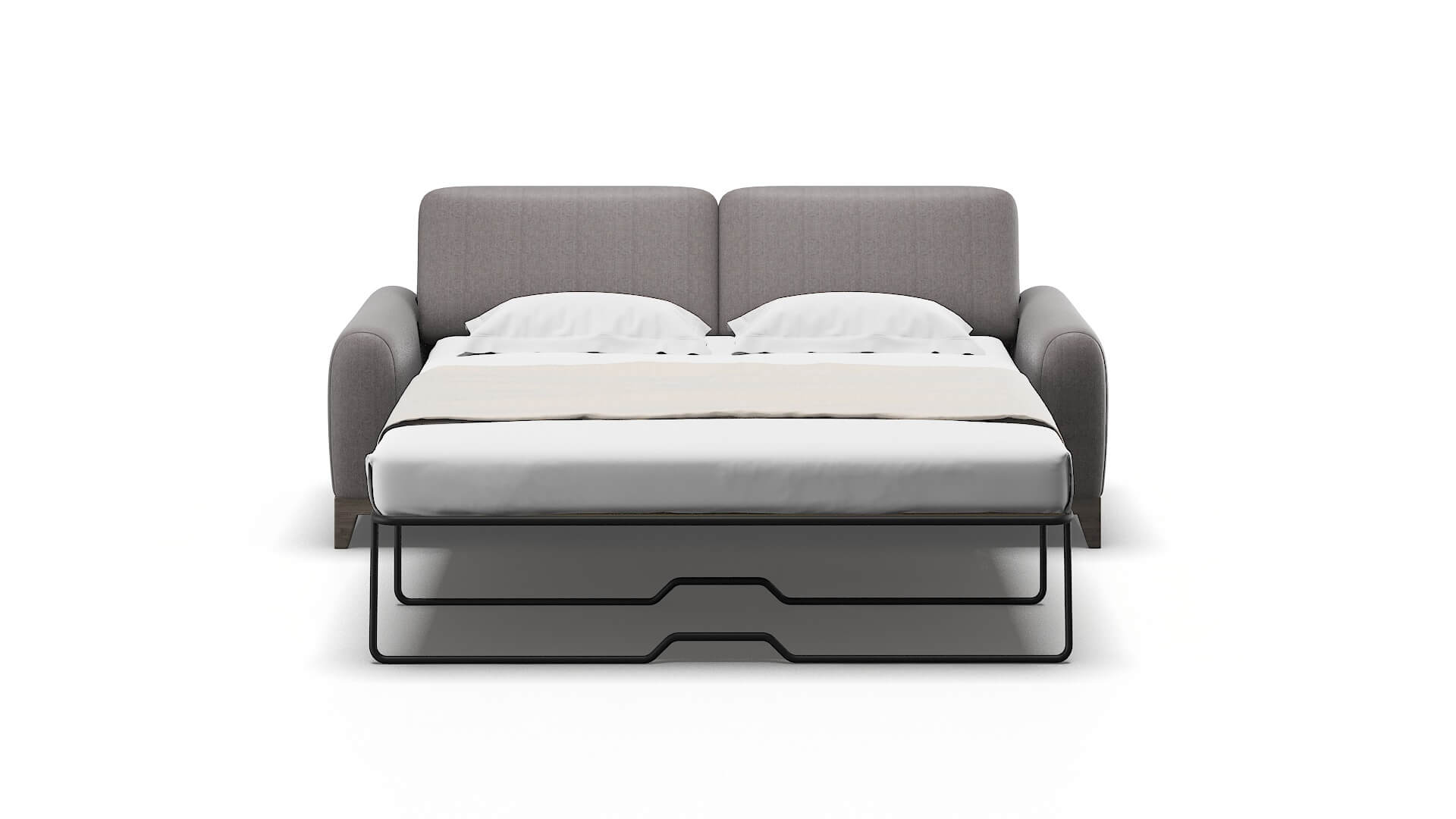 Mykonos Atlas_plz Silver Sofa Sleeper Espresso legs 1