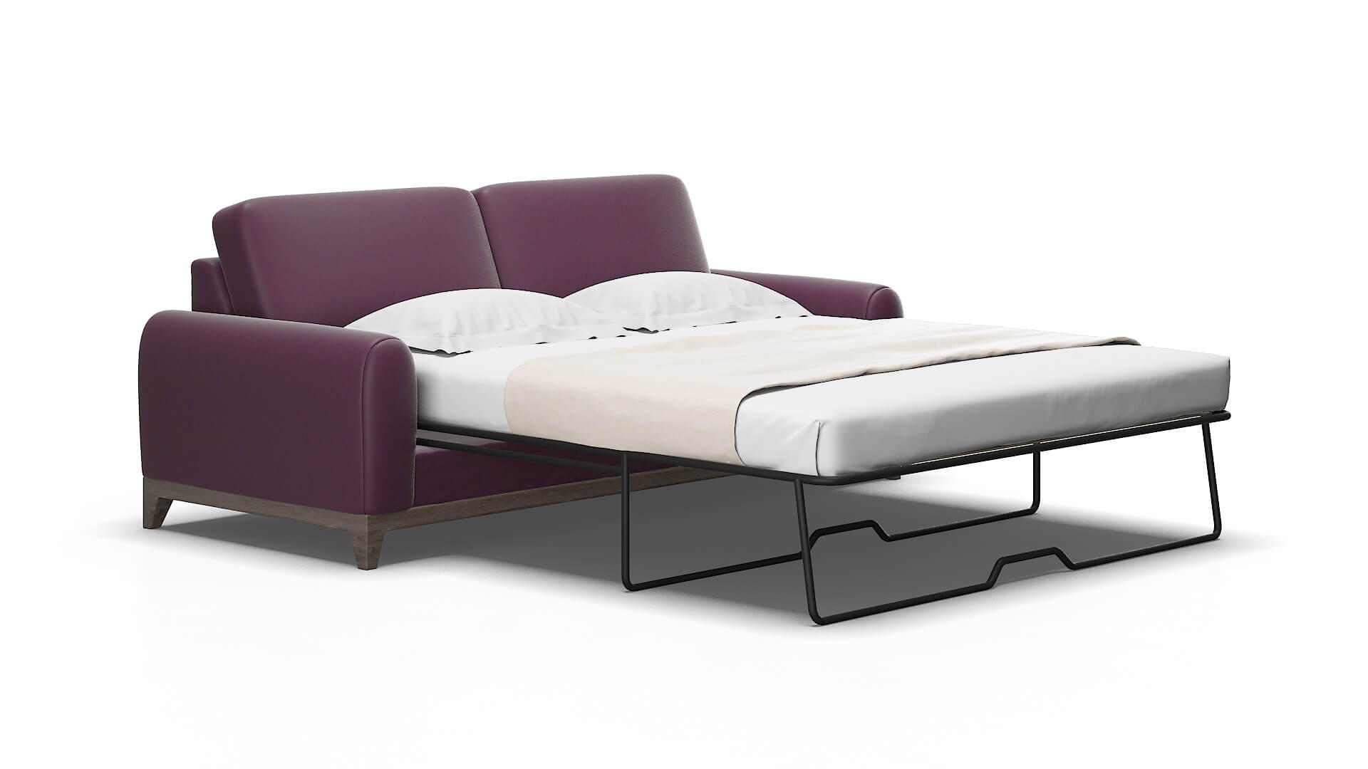 Mykonos Bella Aubergine Sofa Sleeper 2