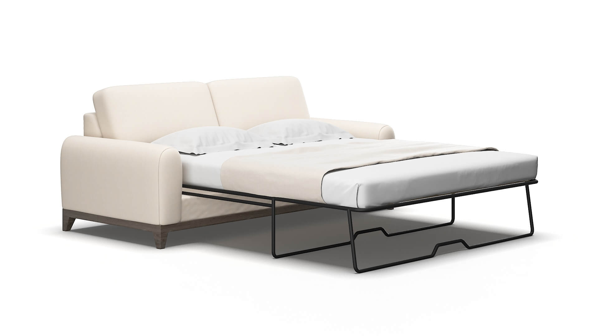 Mykonos Bella Buckwheat Sofa Sleeper Espresso legs 2