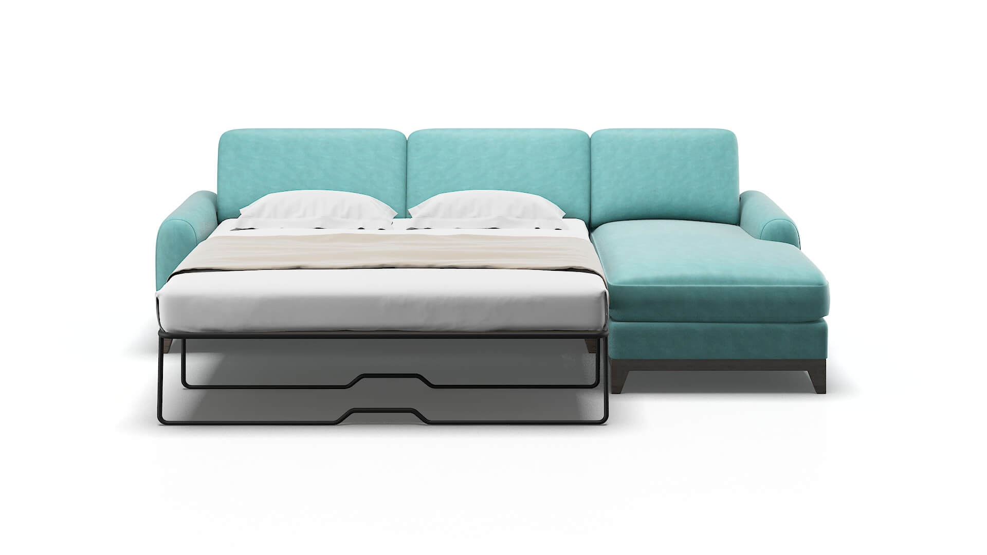 Mykonos Bella Caribbean Panel Sleeper Espresso legs 1