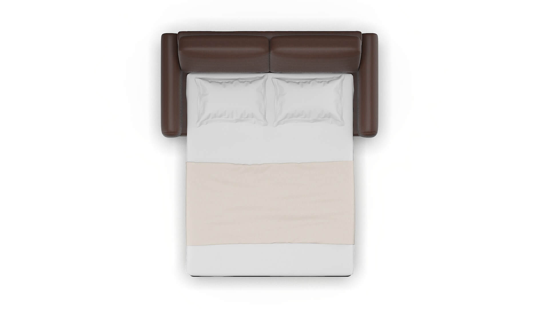 Mykonos Bella Espresso Sofa Sleeper Espresso legs 3