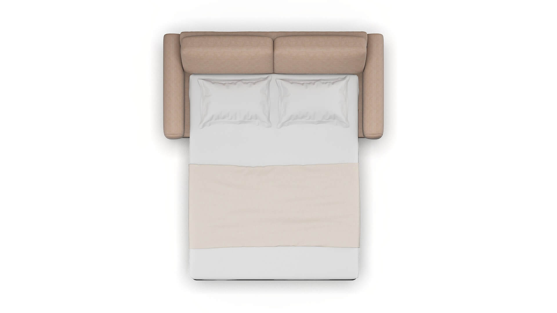 Mykonos Bella Pewter Sofa Sleeper Espresso legs 3