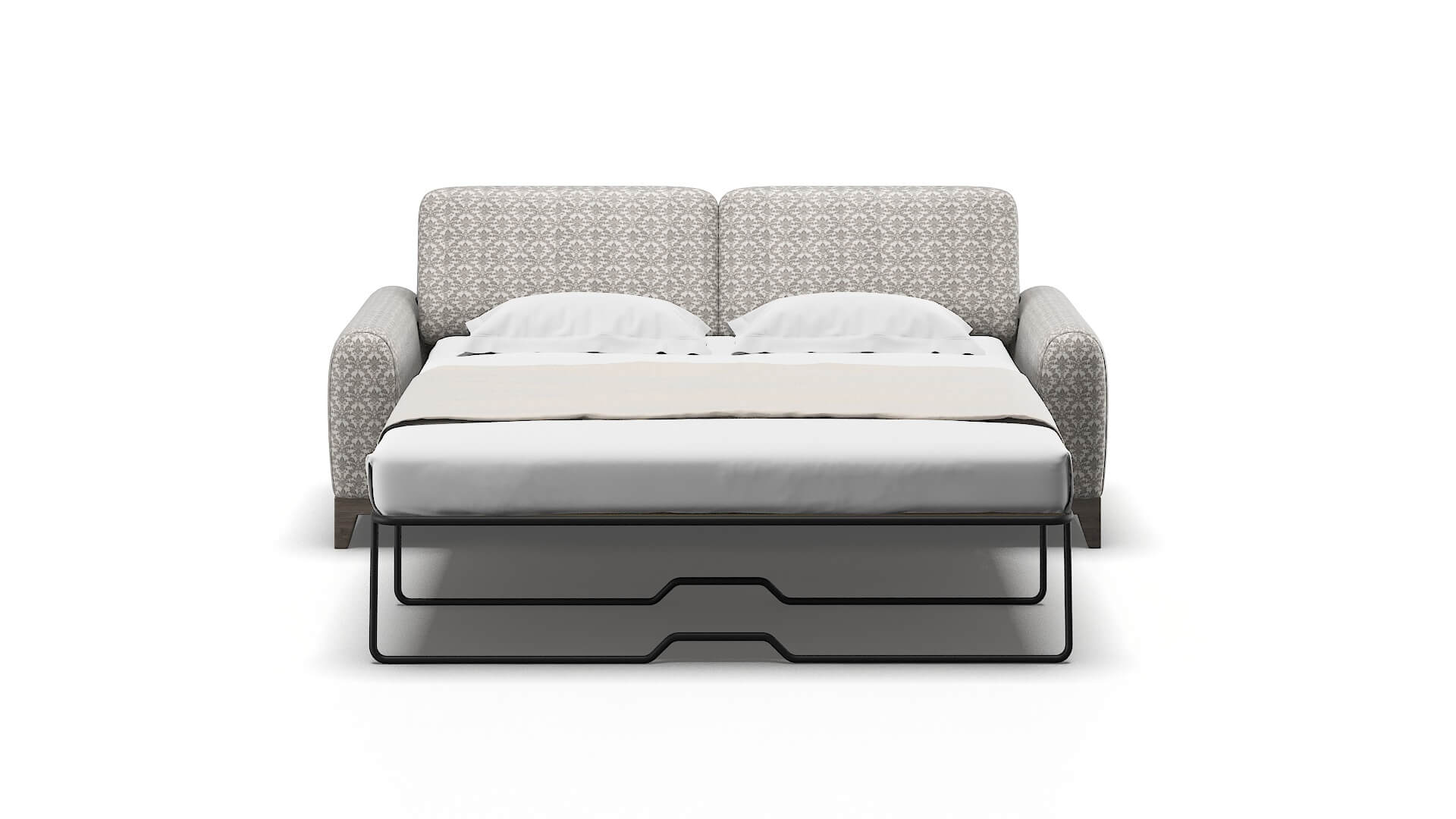 Mykonos Bergamo Dove Sofa Sleeper Espresso legs 1