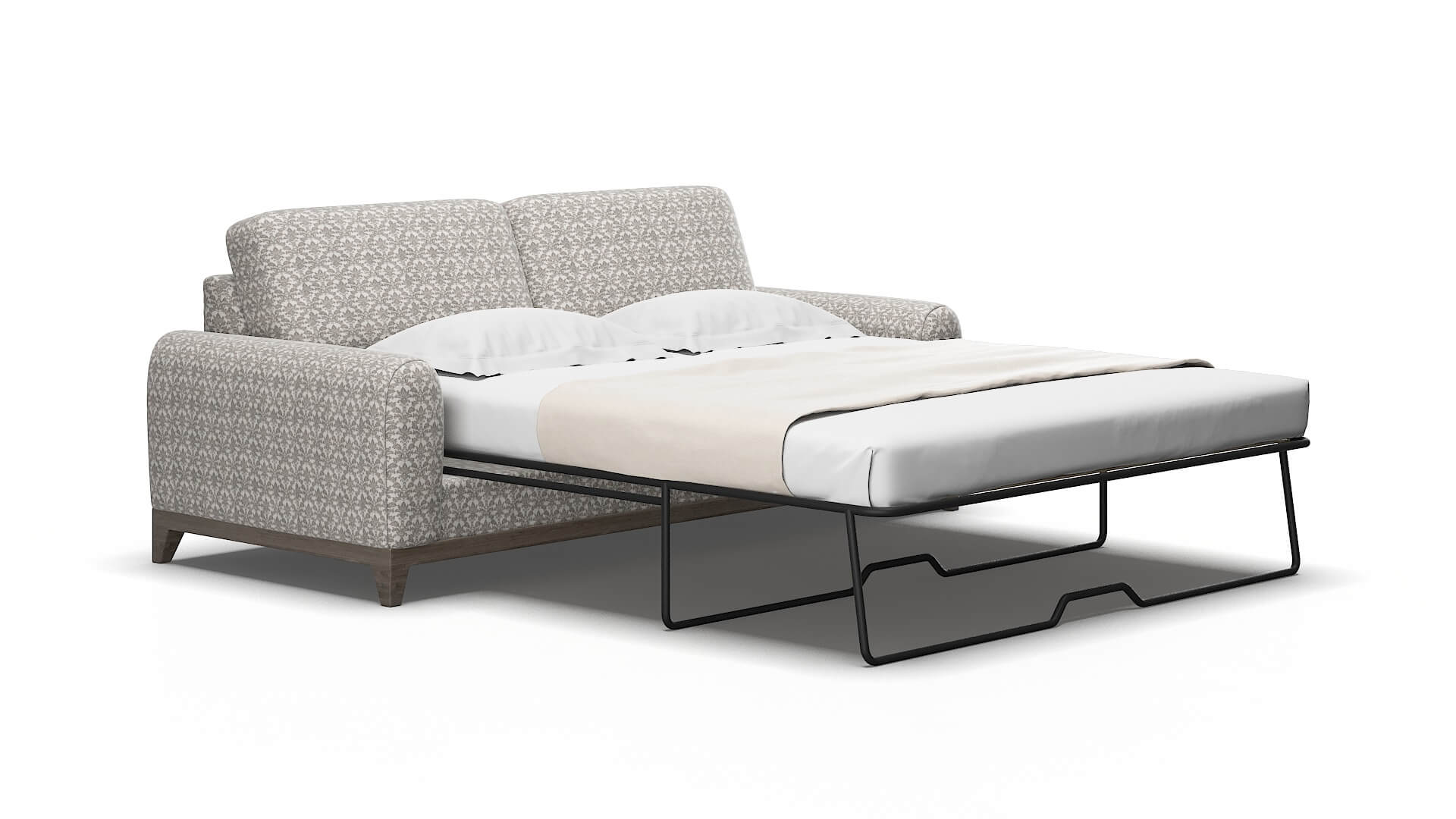 Mykonos Bergamo Dove Sofa Sleeper Espresso legs 2