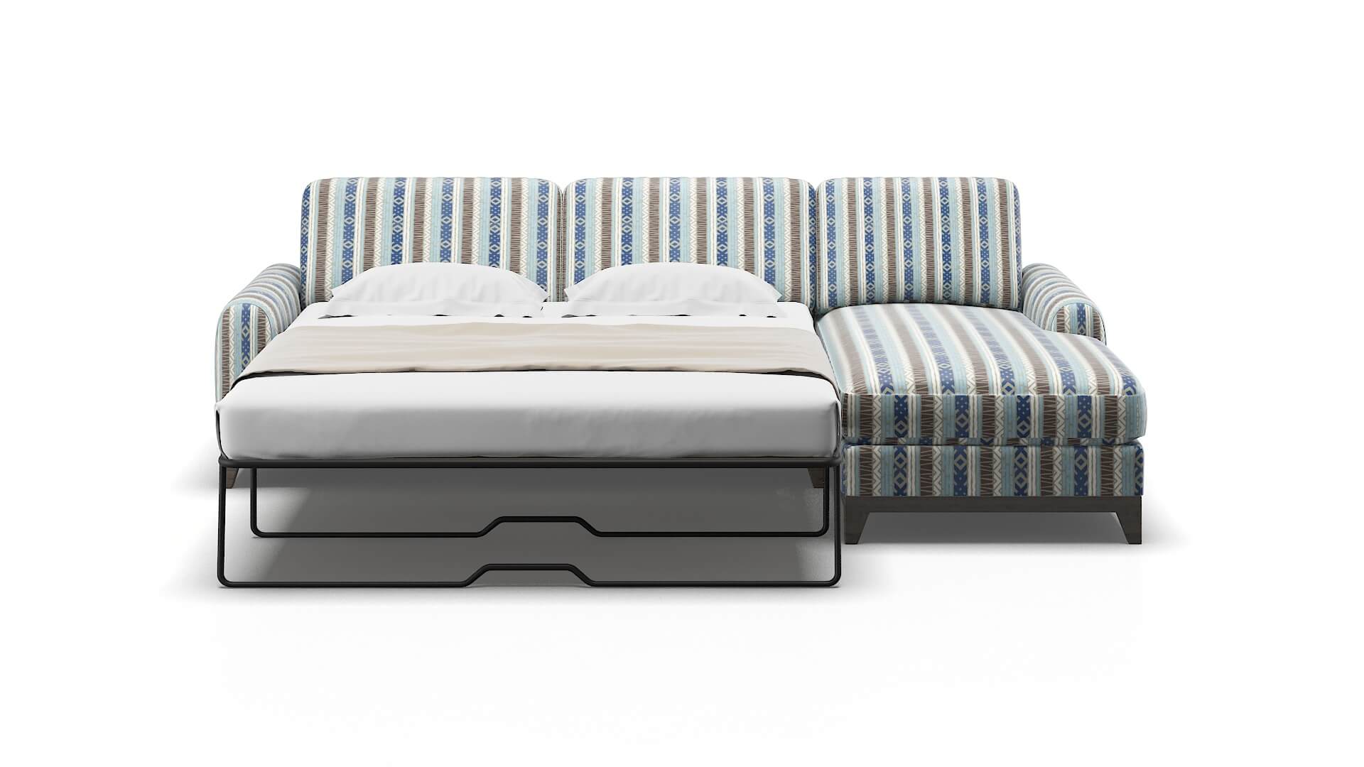 Mykonos Bodhi Indigo Panel Sleeper Espresso legs 1