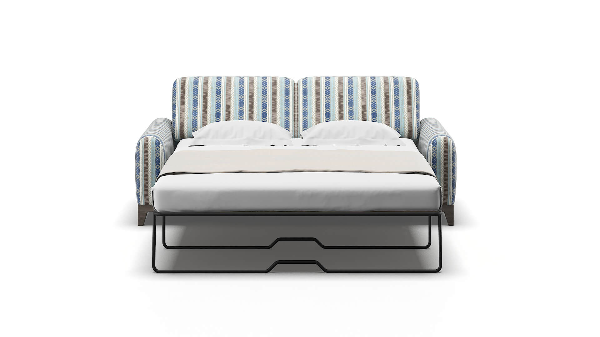 Mykonos Bodhi Indigo Sofa Sleeper Espresso legs 1