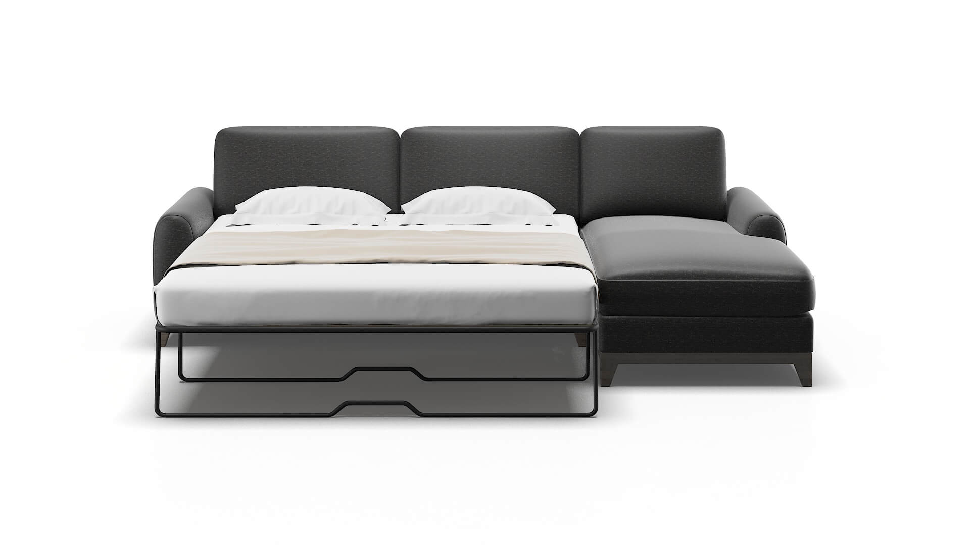 Mykonos Chance Denim Panel Sleeper Espresso legs 1