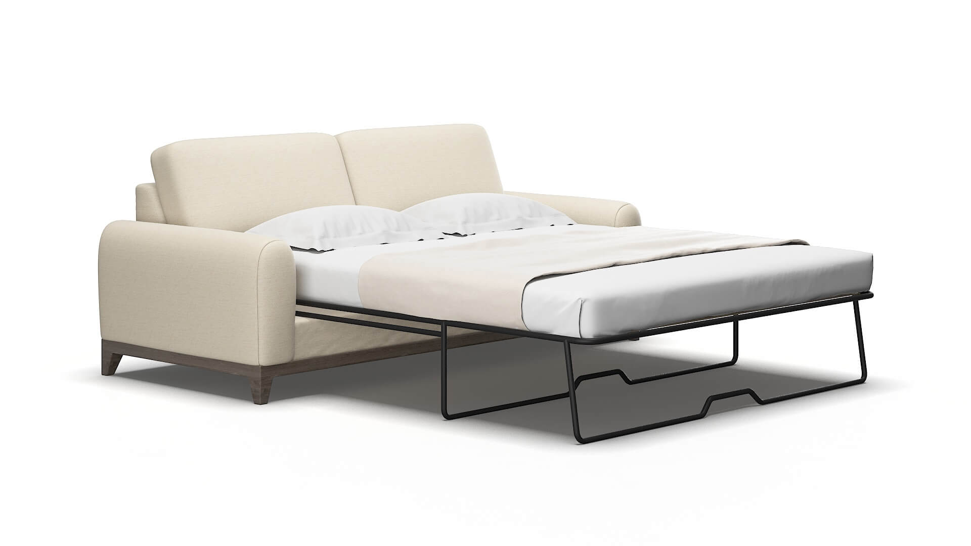 Mykonos Chance Sand Sofa Sleeper Espresso legs 2