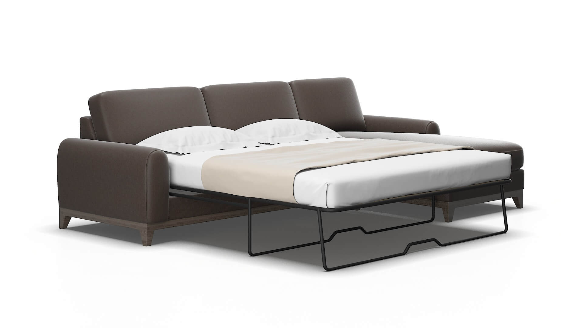 Mykonos Cosmo Chocolate Panel Sleeper Espresso legs 2