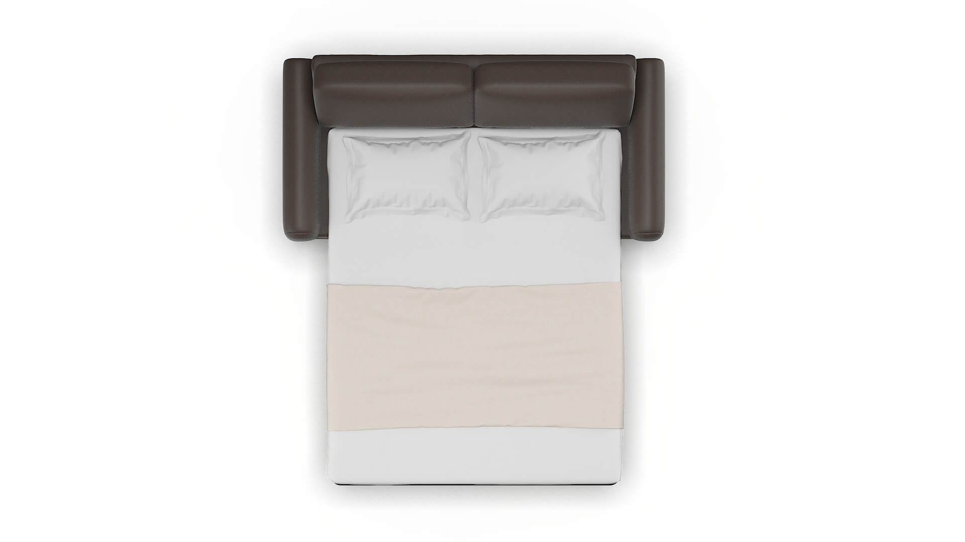 Mykonos Cosmo Chocolate Sofa Sleeper Espresso legs 3