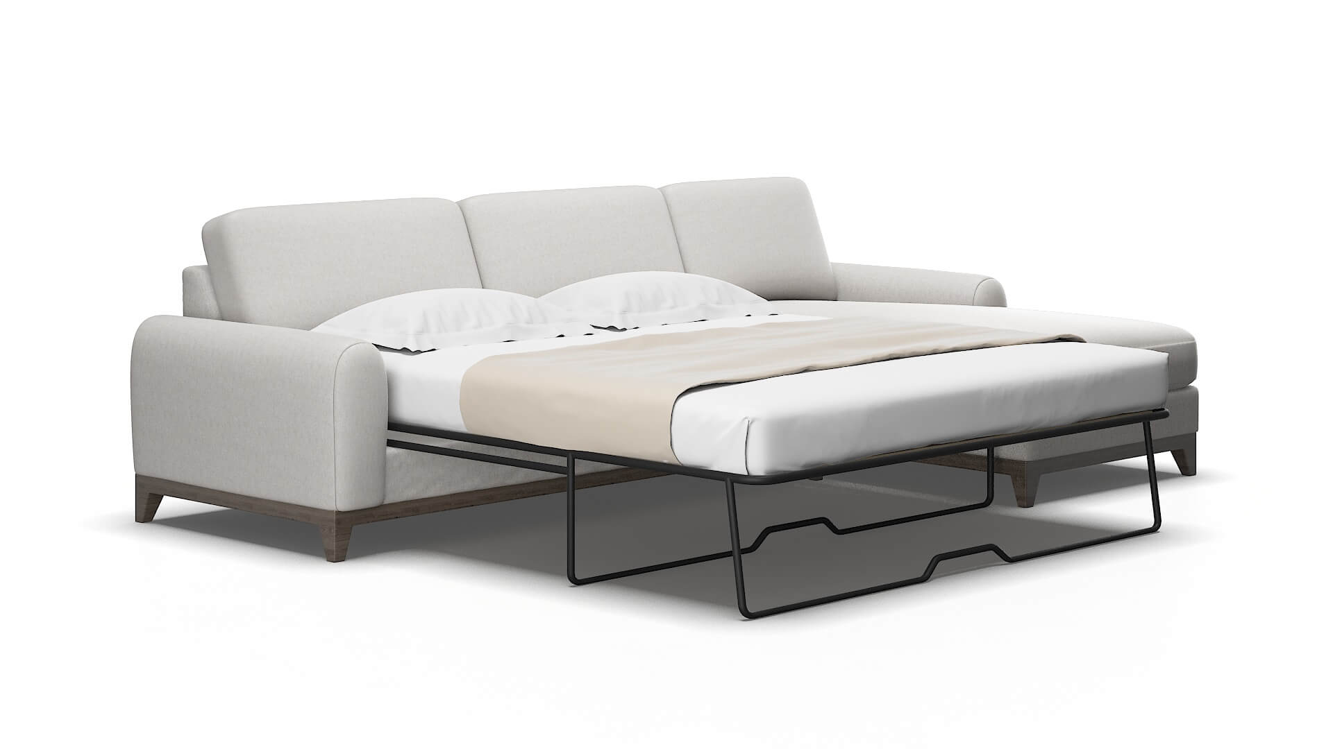 Mykonos Cosmo silver Panel sleeper Espresso Legs  2