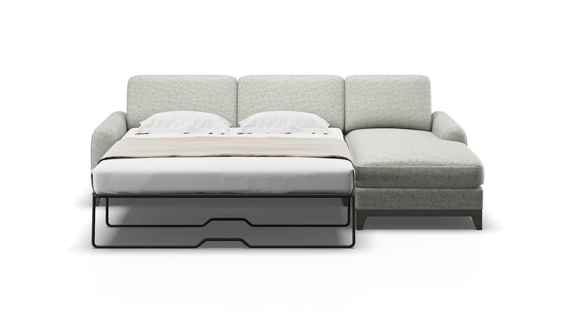 Mykonos Derby Ash Panel Sleeper Espresso legs 1