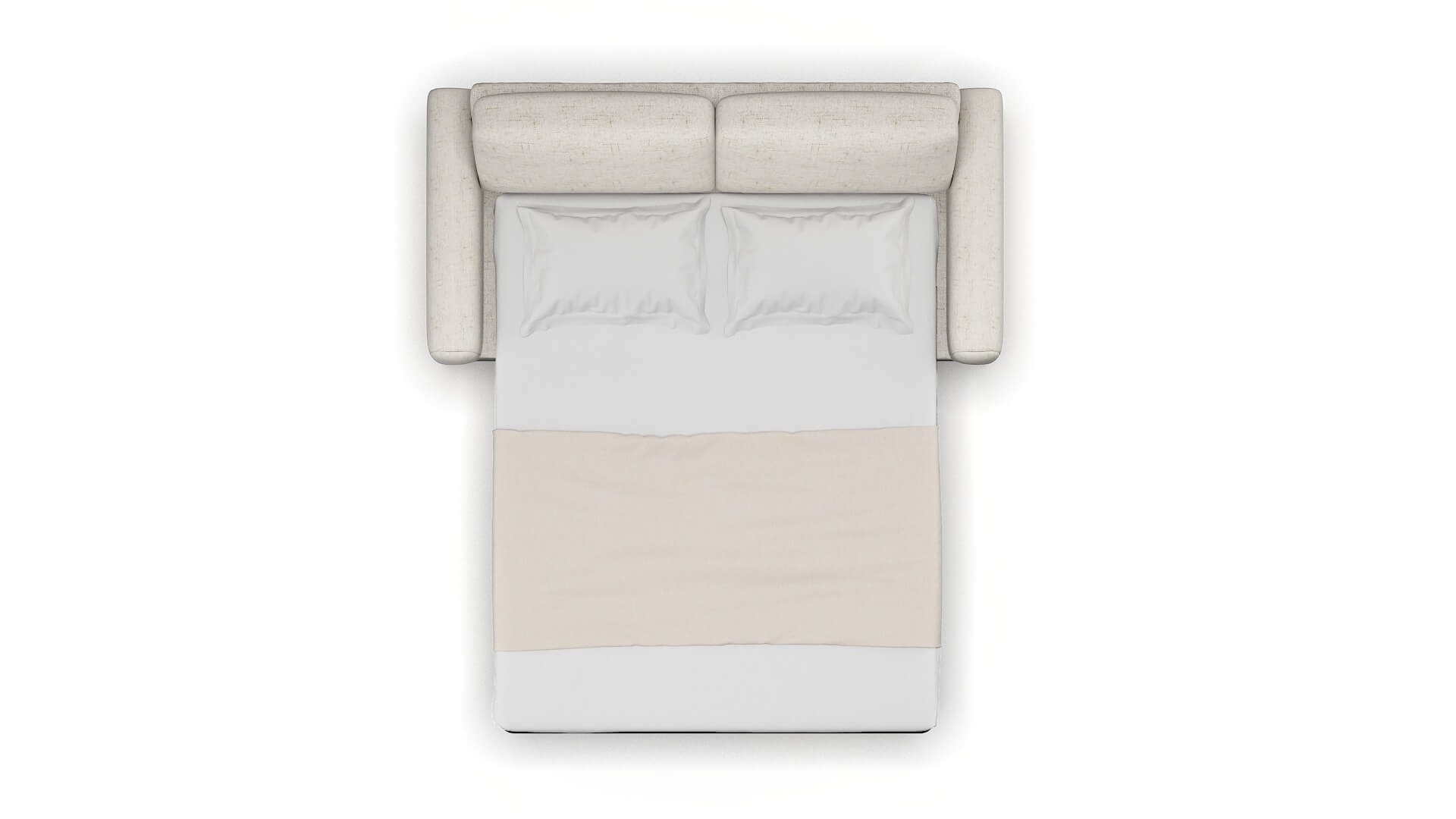 Mykonos Derby Taupe Sofa Sleeper Espresso legs 3