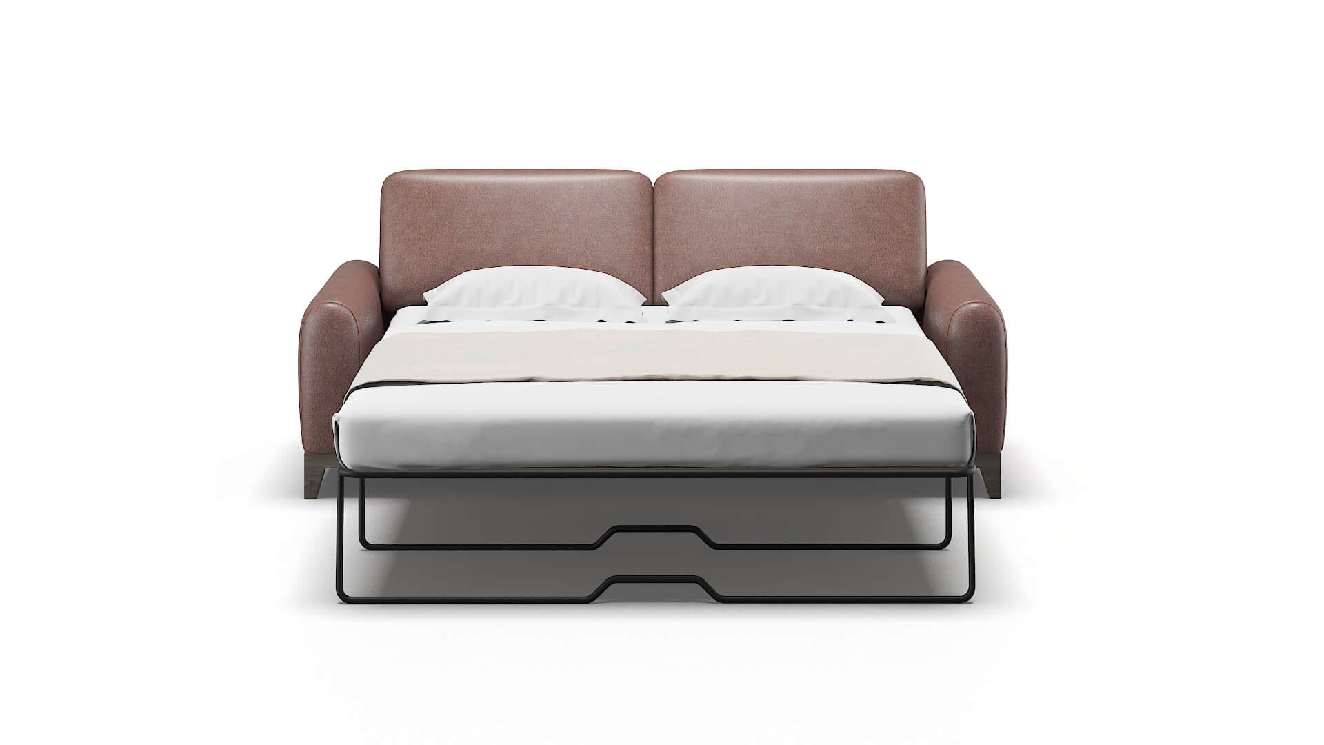 Mykonos Ford Brown Sofa Sleeper Espresso legs 1