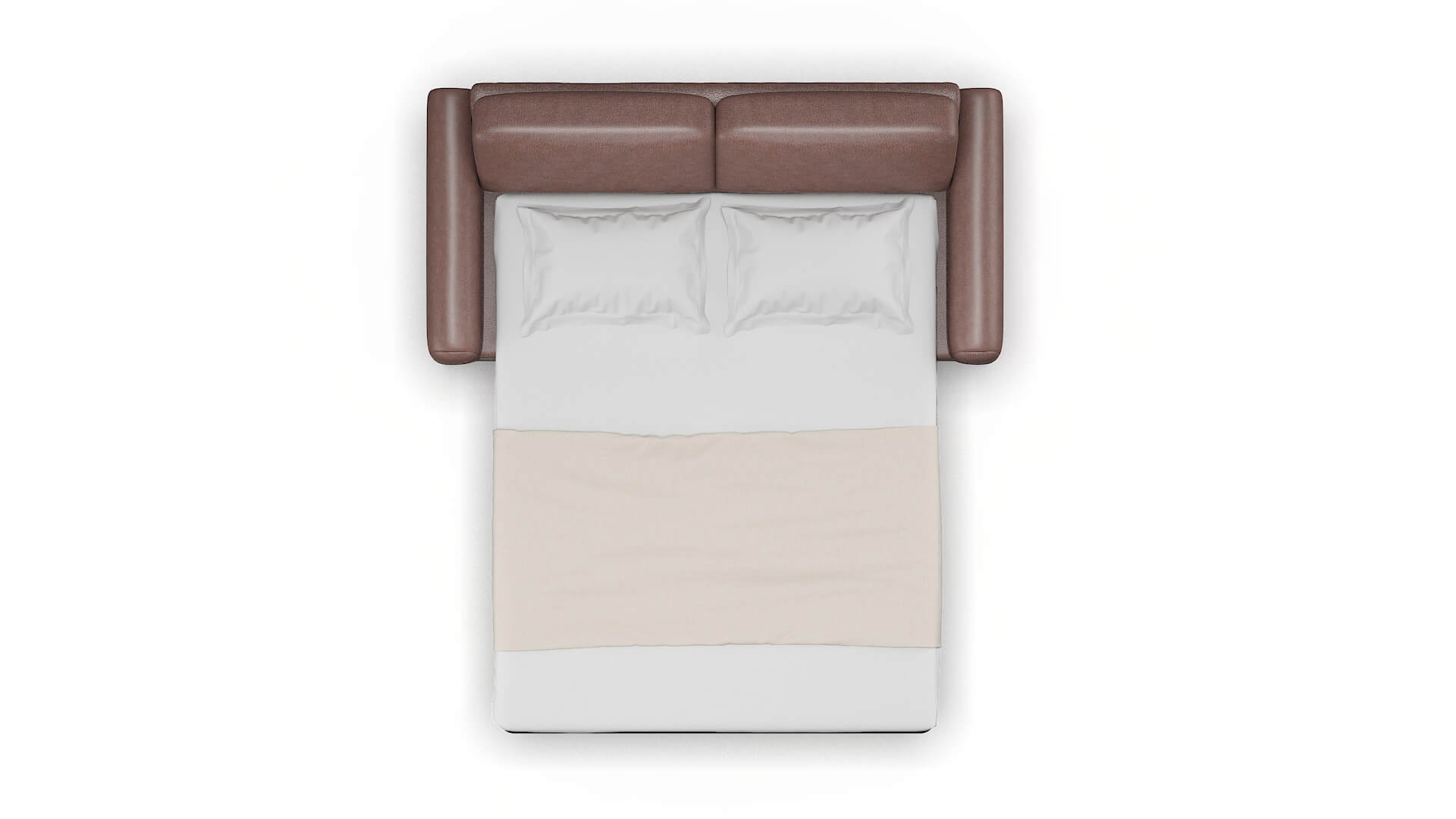 Mykonos Ford Brown Sofa Sleeper Espresso legs 3