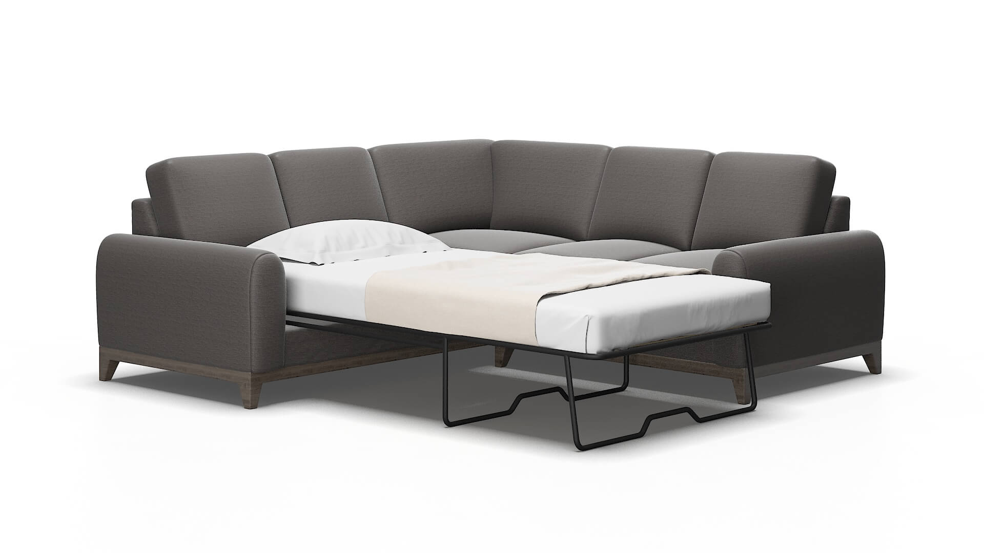Mykonos Insight Eclipse Sectional Sleeper Espresso legs 2