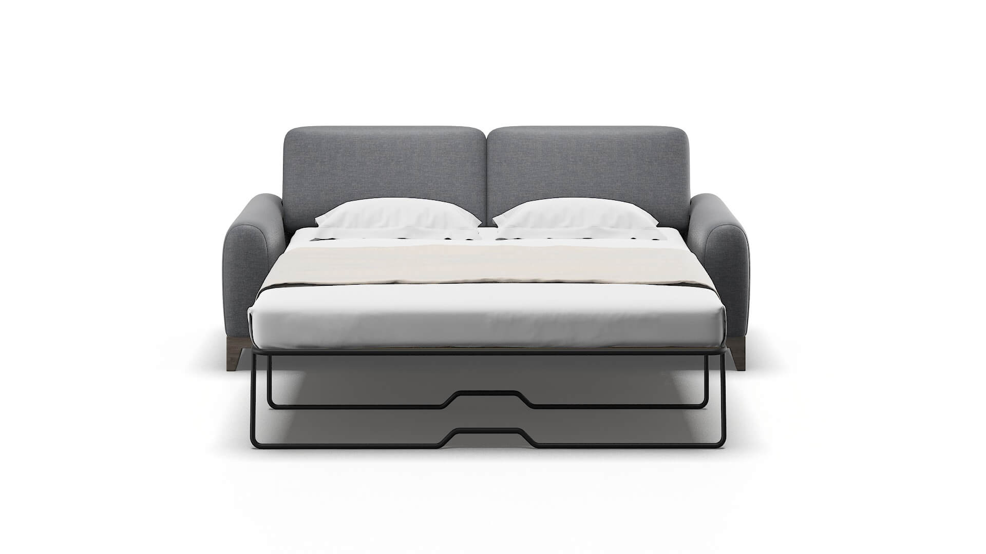 Mykonos Keylargo Graphite Sofa Sleeper Espresso legs 1