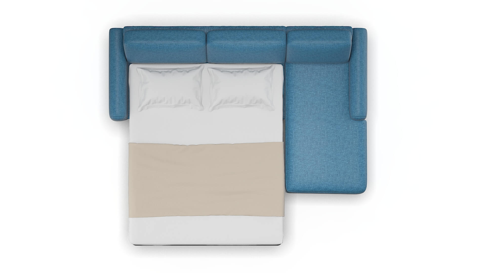 Mykonos Keylargo Ocean Panel Sleeper Espresso legs 3