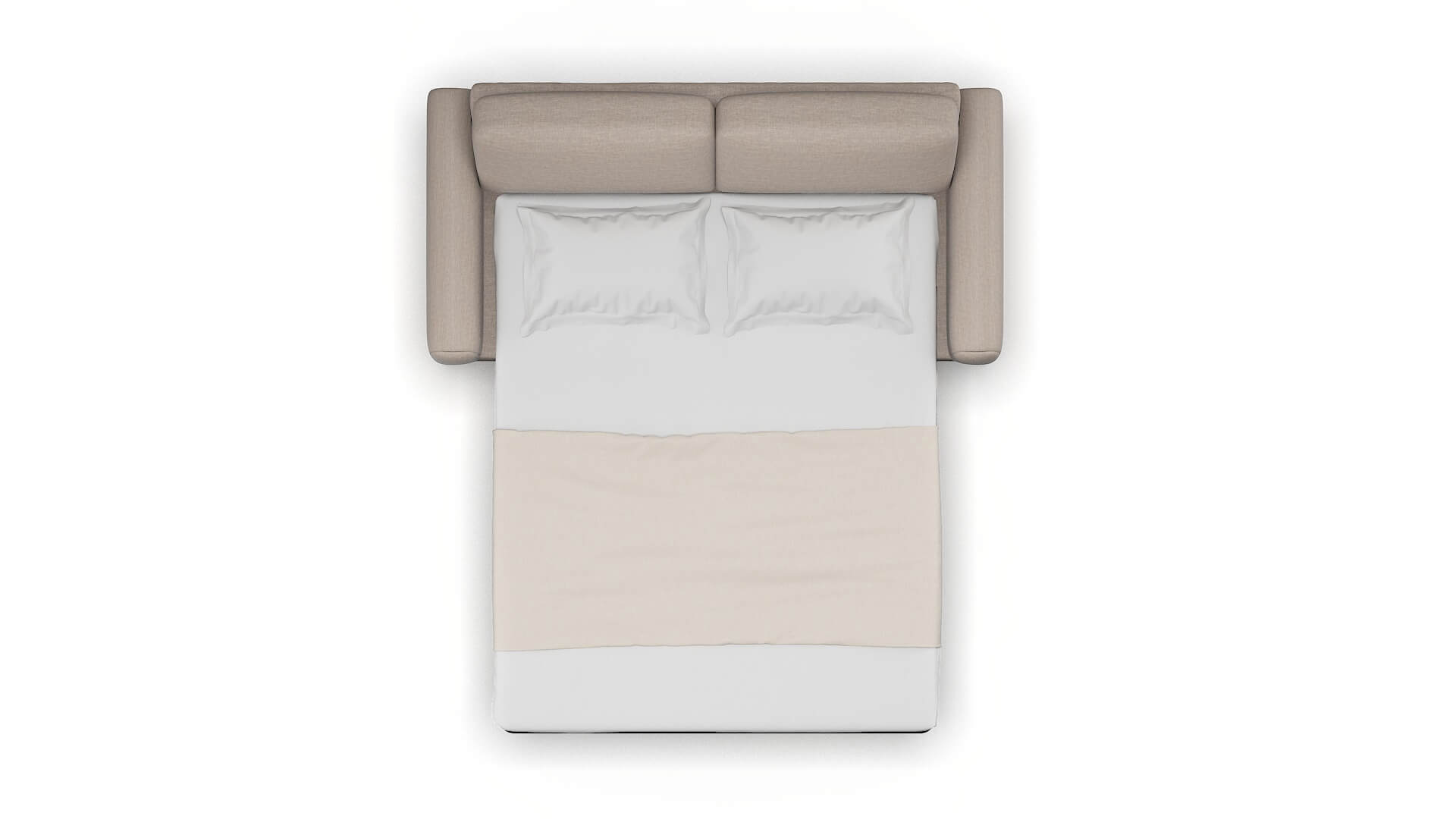 Mykonos Keylargo Pumice Sofa Sleeper Espresso legs 3