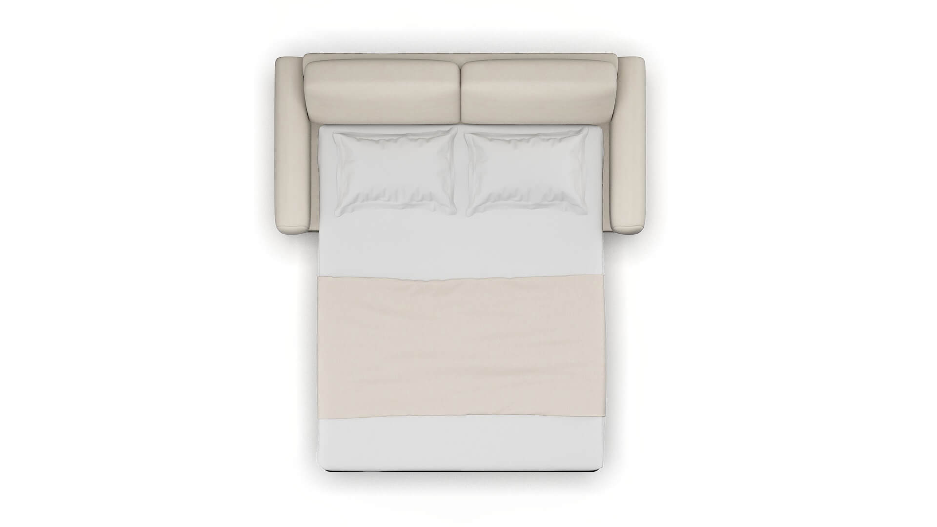 Mykonos Malibu Linen Sofa Sleeper Espresso legs 3