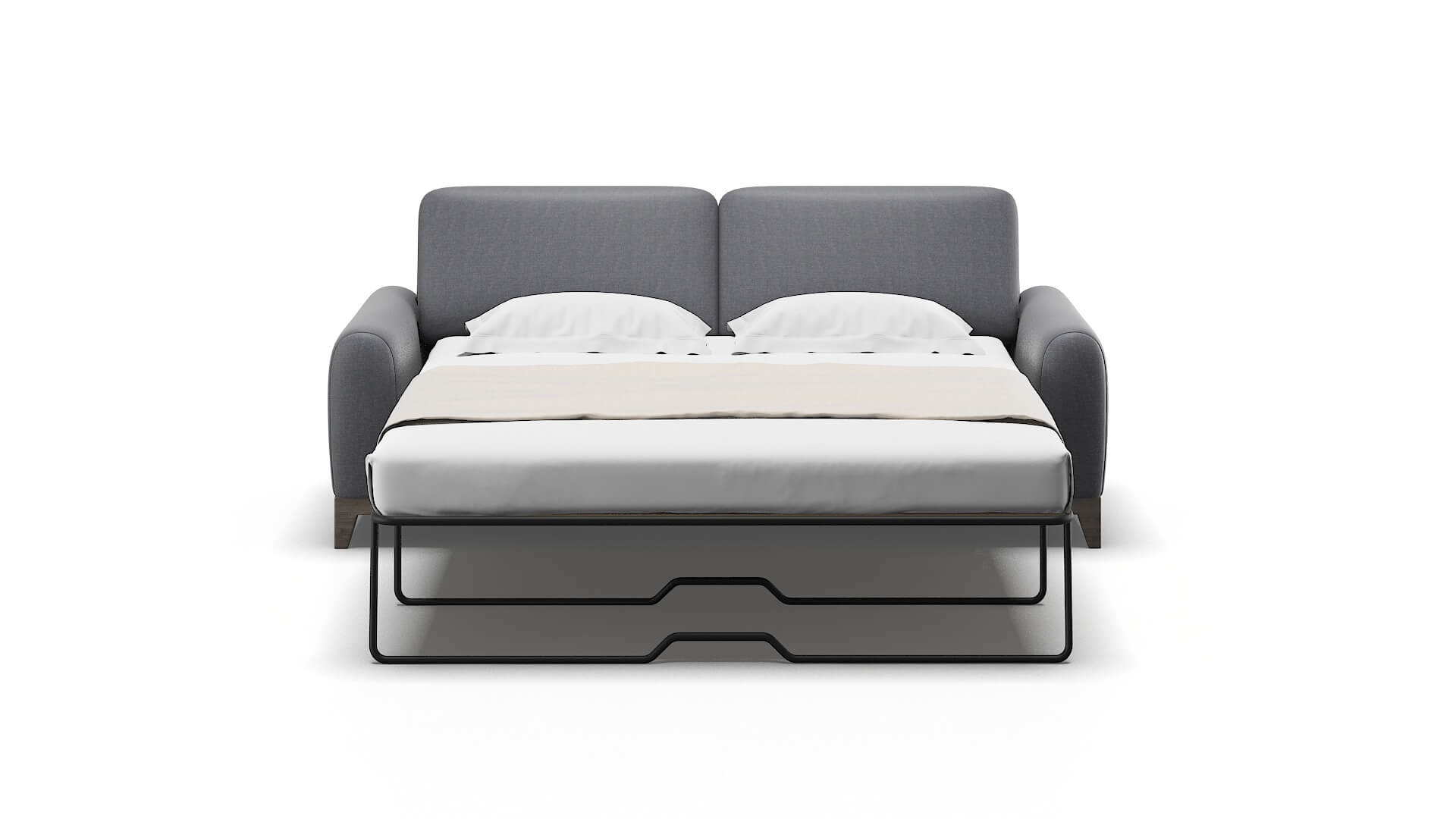 Mykonos Notion Graphite Sofa Sleeper Espresso legs 1