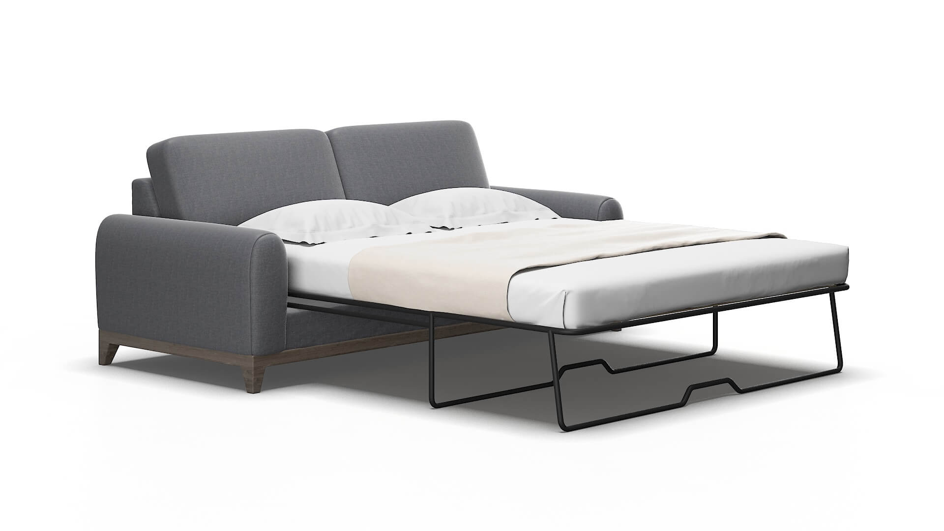 Mykonos Notion Graphite Sofa Sleeper Espresso legs 2
