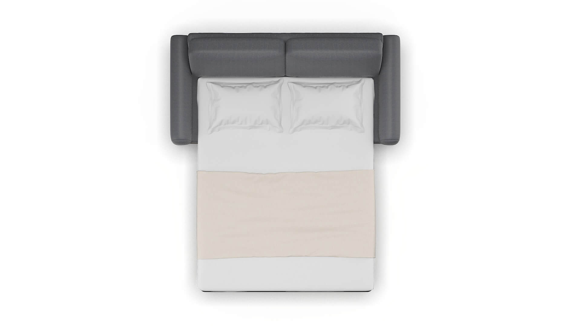 Mykonos Notion Graphite Sofa Sleeper Espresso legs 3