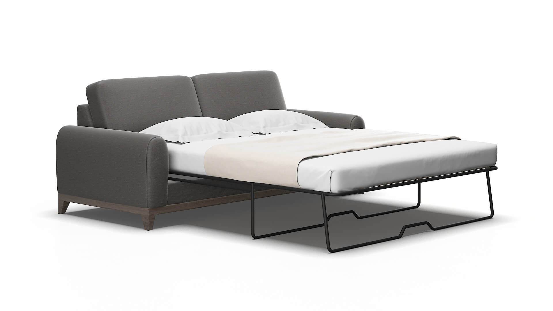 Mykonos Oscar grey Sofa sleeper Espresso Legs  2