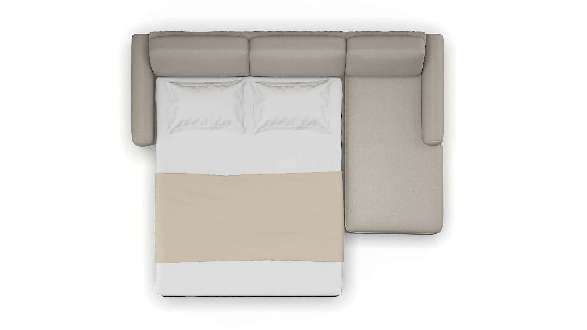 Mykonos Oscar Silver Panel Sleeper Espresso legs 3