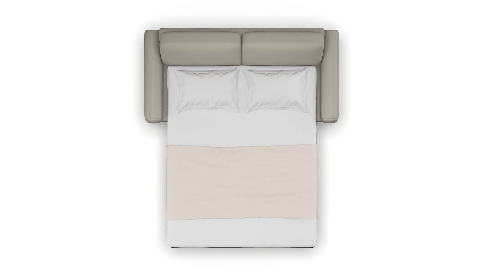 Mykonos Oscar Silver Sofa Sleeper Espresso legs 3