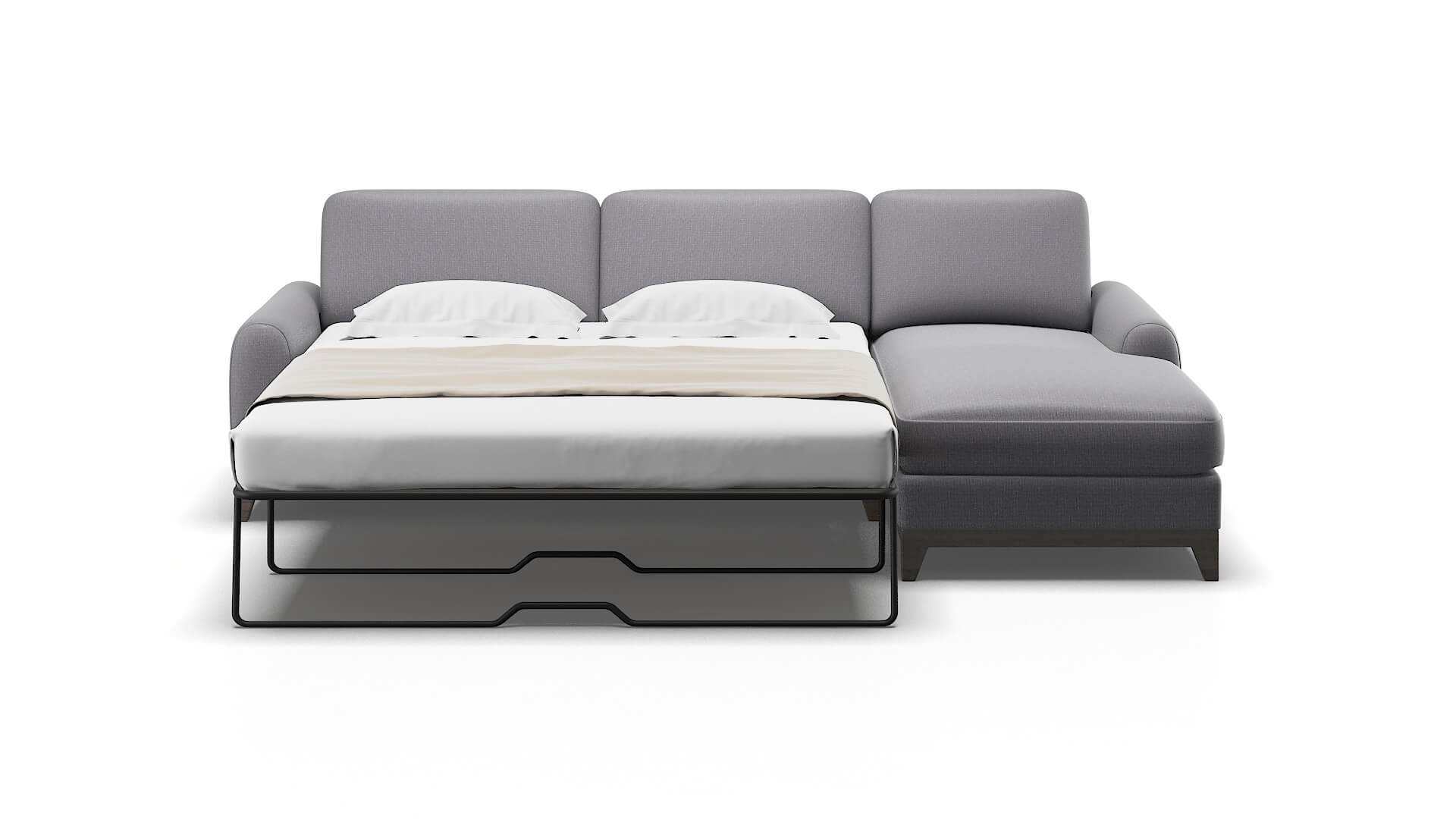 Mykonos Parker Ash Panel Sleeper Espresso legs 1