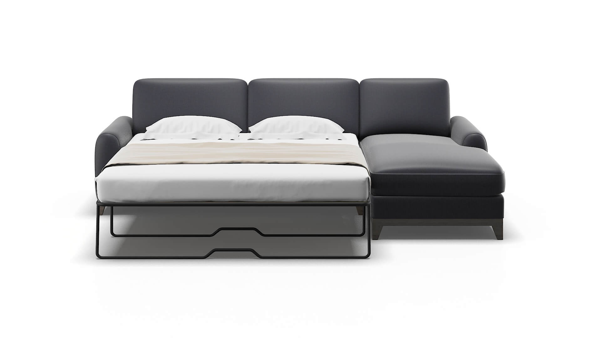 Mykonos Parker Midnight Panel Sleeper Espresso legs 1