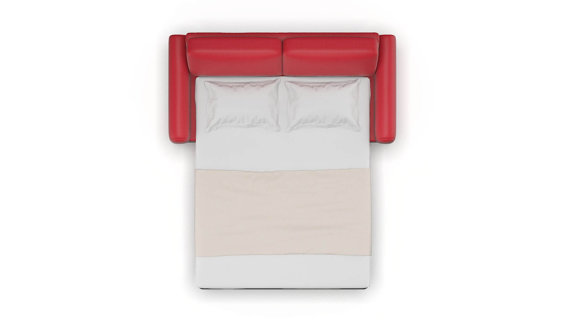 Mykonos Pauline Ruby Sofa Sleeper Espresso legs 3