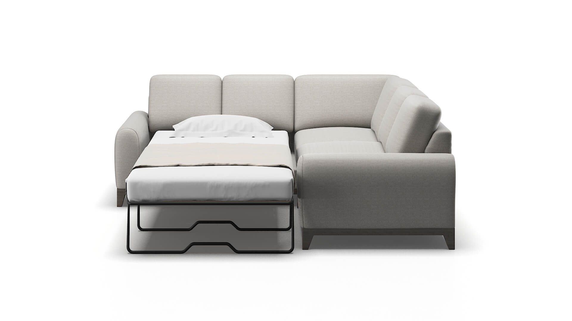 Mykonos Phoenix Sterling Sectional Sleeper Espresso legs 1