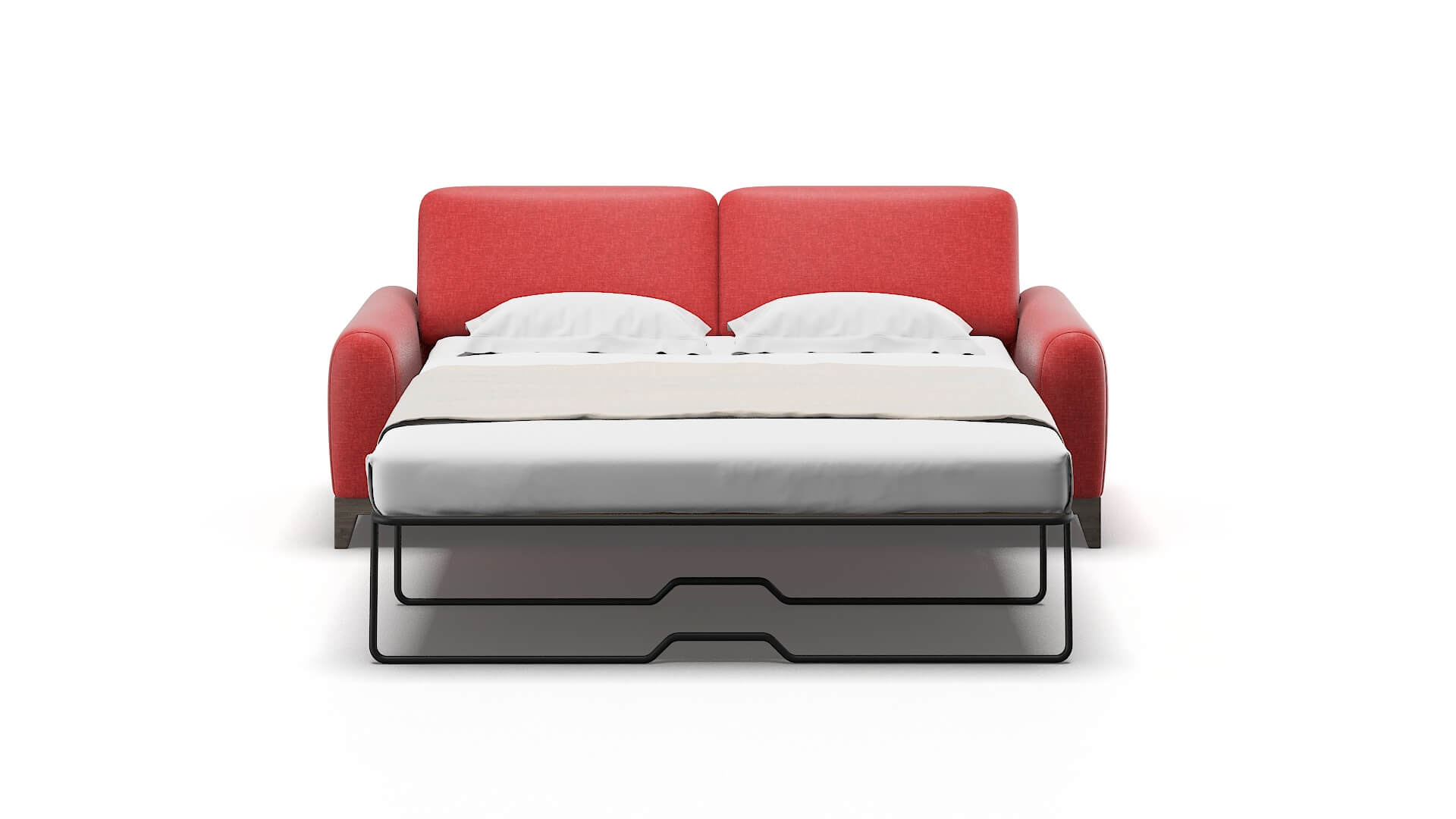 Mykonos Portland Berry Sofa Sleeper Espresso legs 1