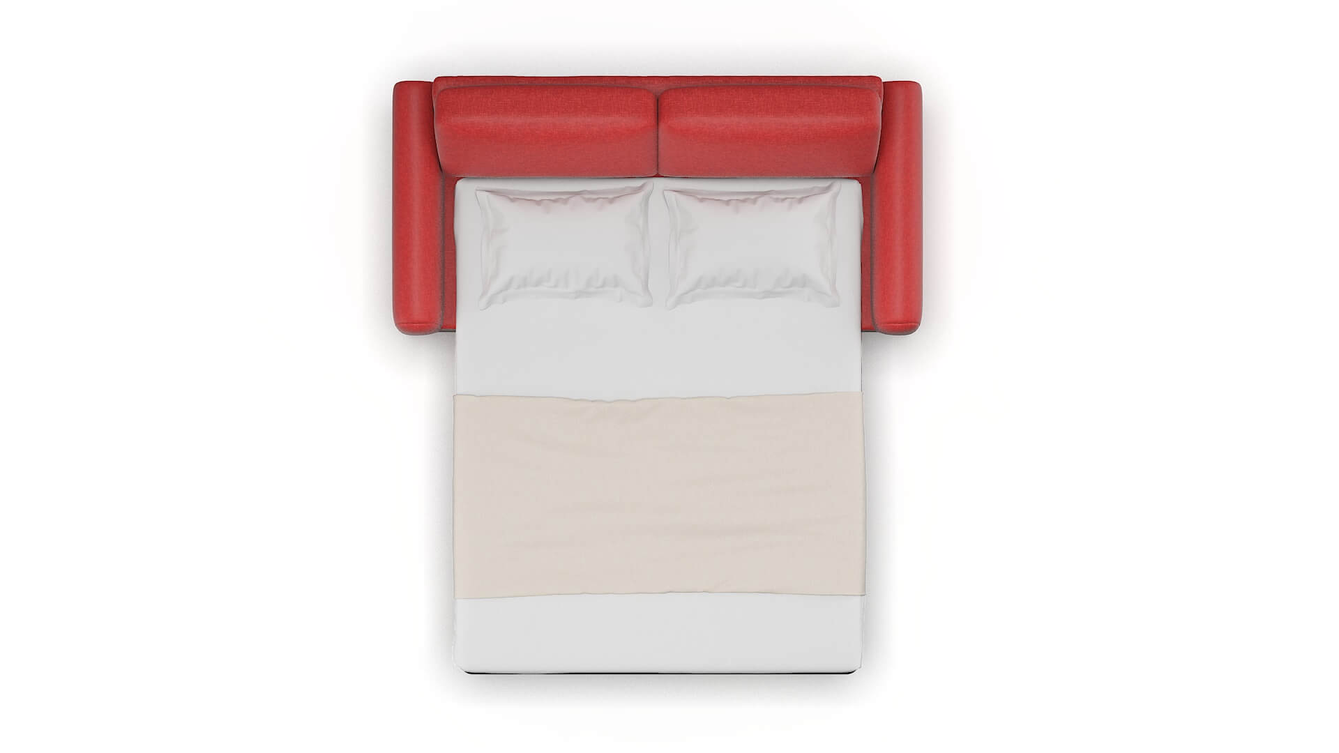 Mykonos Portland Berry Sofa Sleeper Espresso legs 3