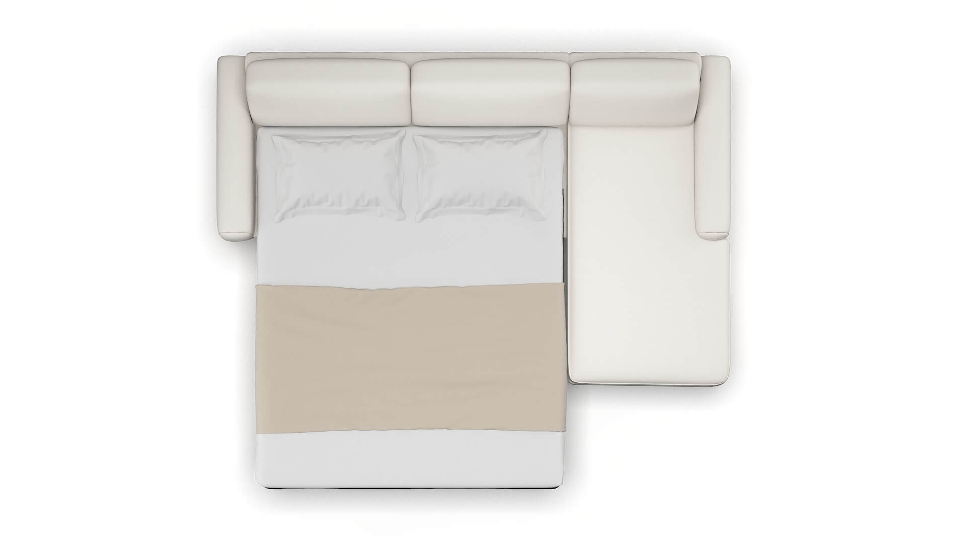Mykonos Redondo Pearl Panel Sleeper Espresso legs 3